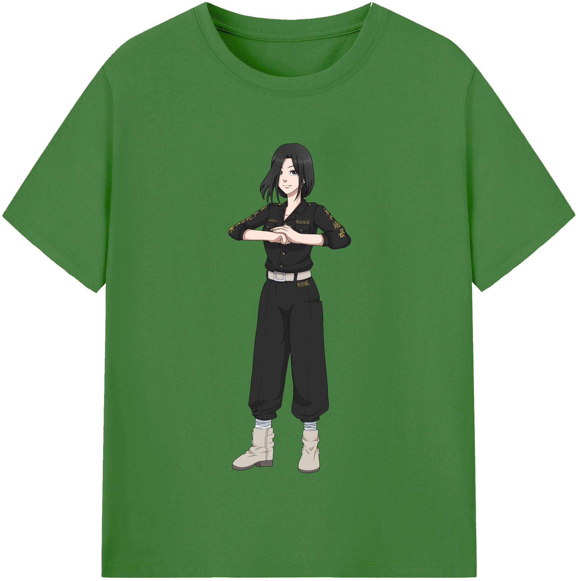 （画像用） 東京リベンジャーズ Tokyo Revengers レディースカジュアルプリントTシャツ（綿100％）